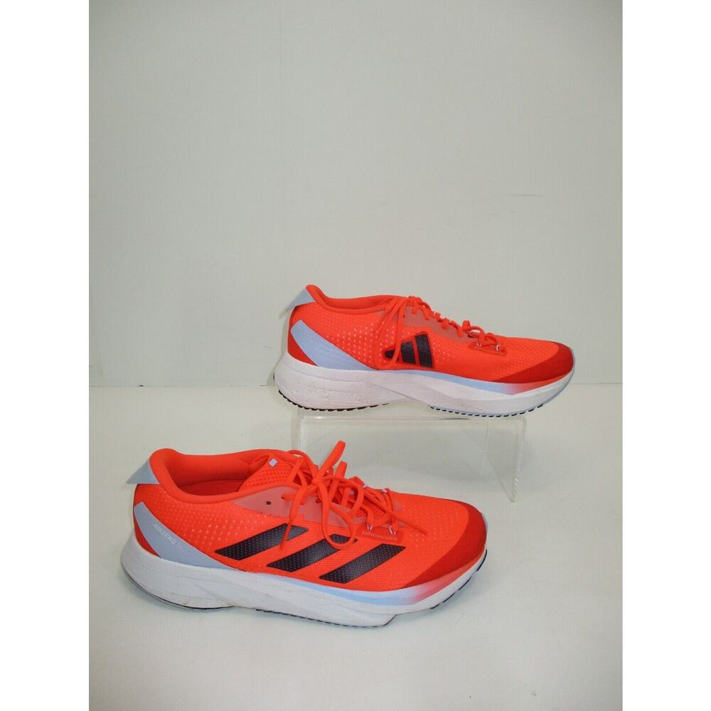 Adidas Adizero Men’s Marathon Shoe Running Sneaker Athletic Trainers 10.5 US red - Picture 2 of 6